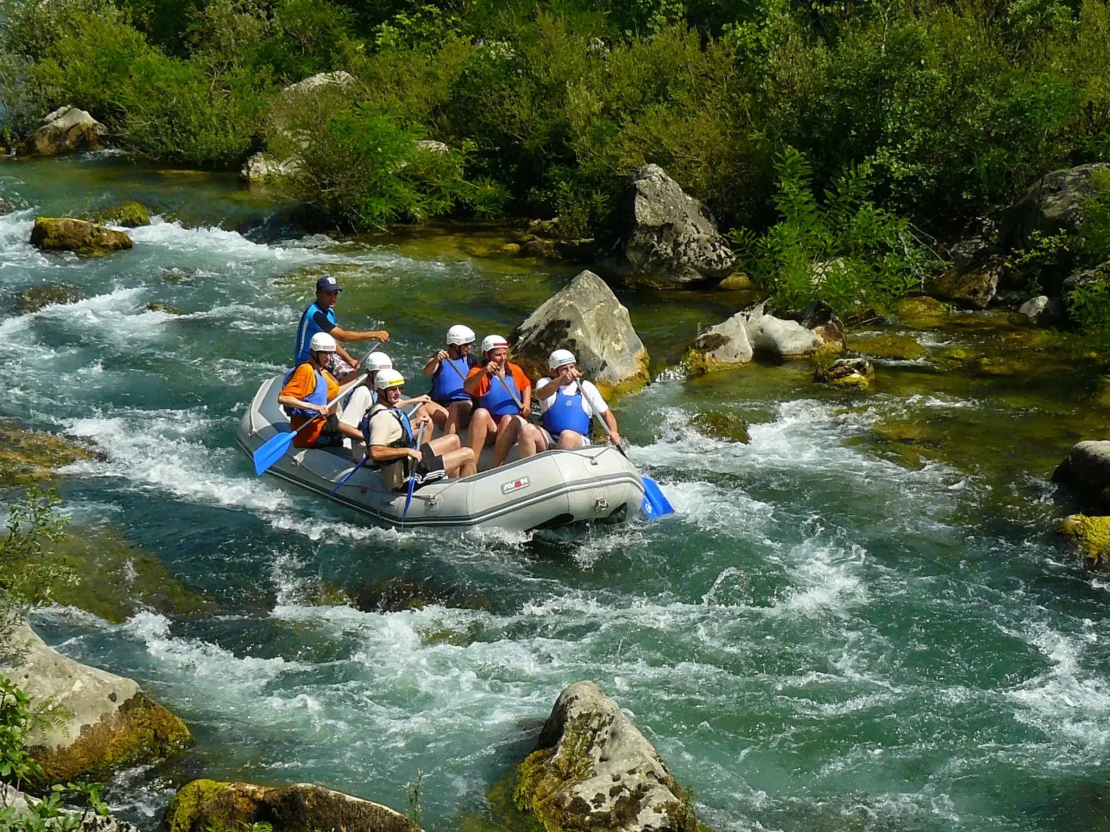 Rafting the Cetina river