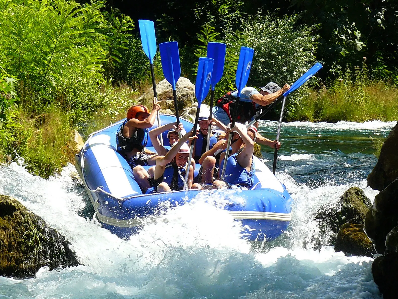 Rafting on the Cetina